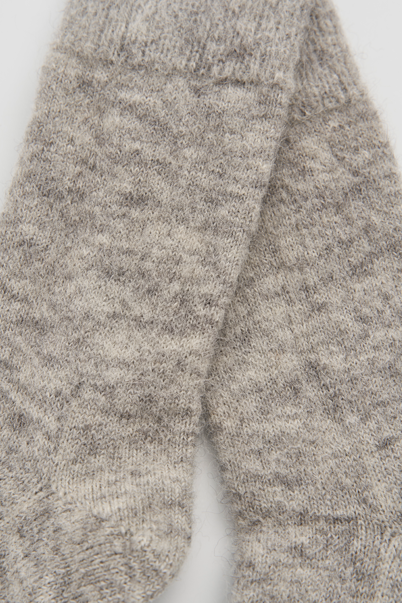 Ultra Soft Alpaca Bed Socks - Correct grey