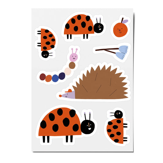 Reflexní samolepky - ladybugs