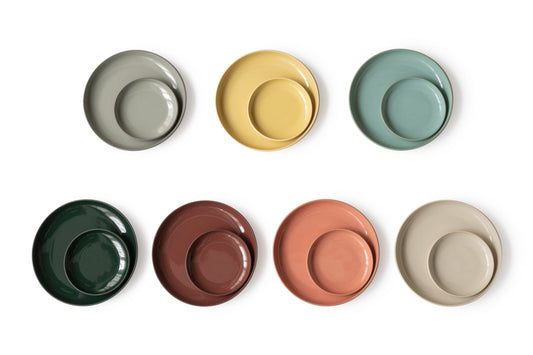 Talíř Round - deep green