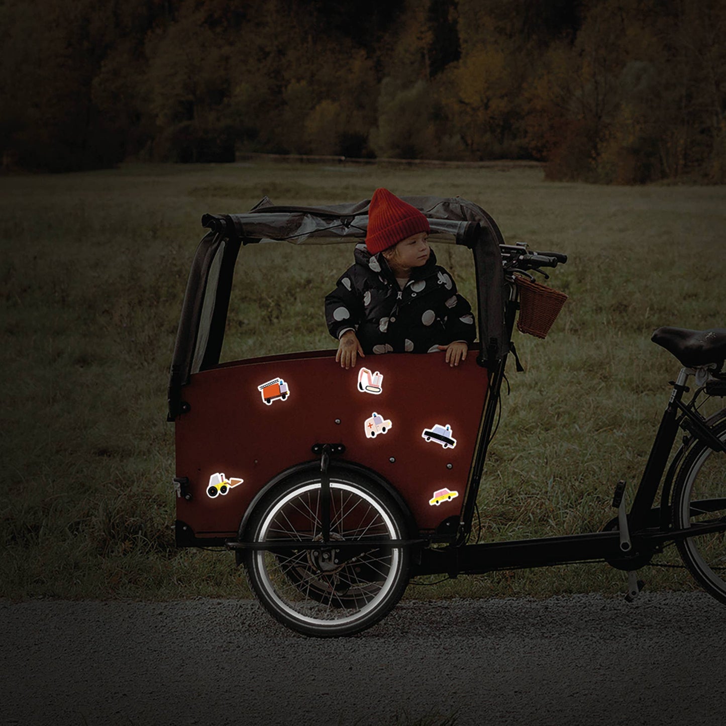 Reflexní samolepky - cars