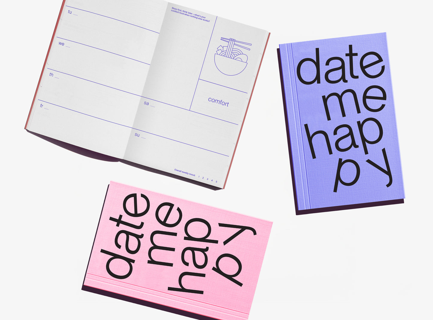 Diář Date Me Happy - bez data