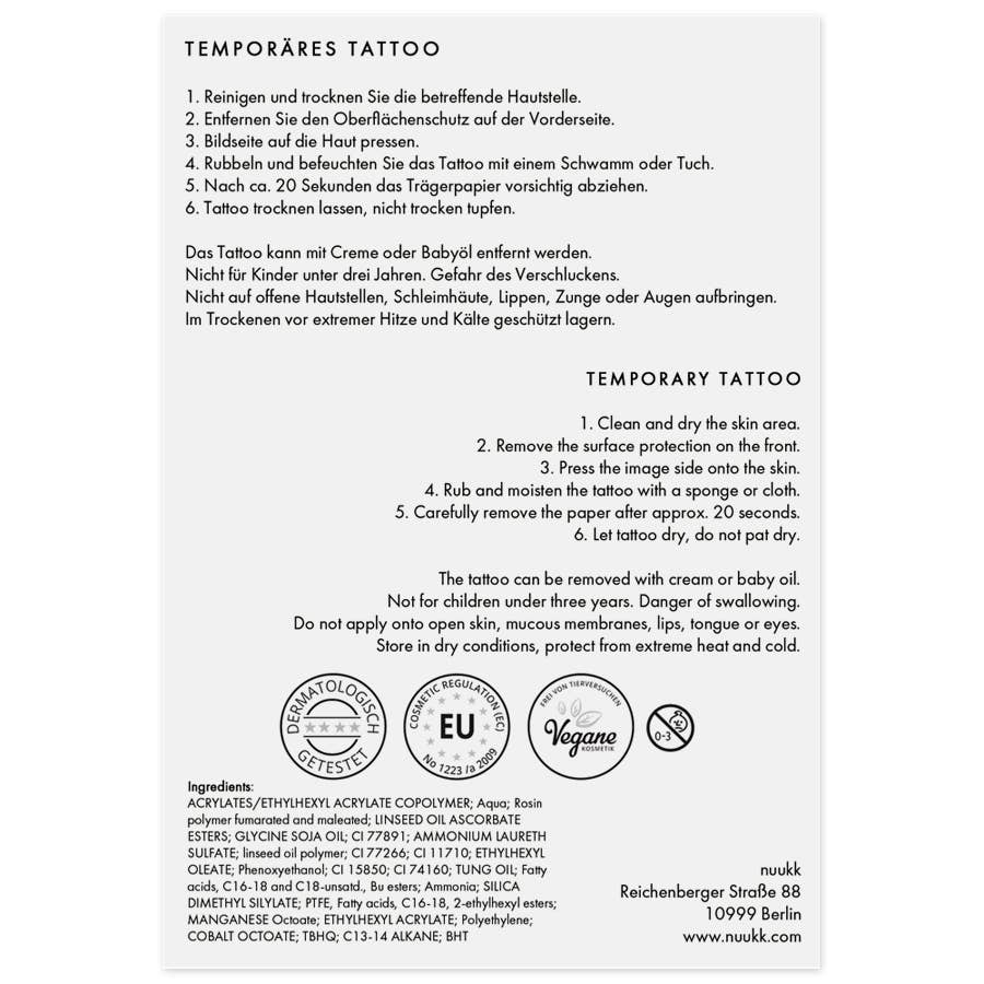 Tattoos - wood animals