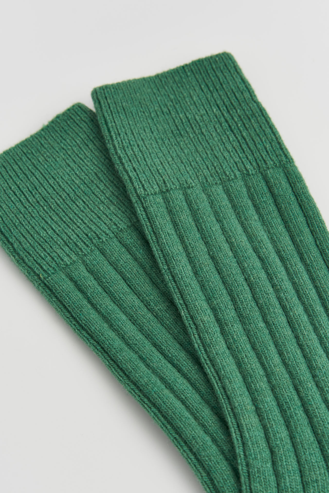Merino Bed Socks - Village Green