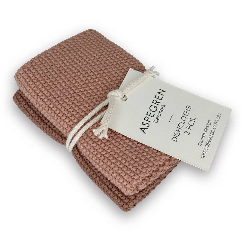 Pletený hadřík na nádobí 2 ks - Rootbeer