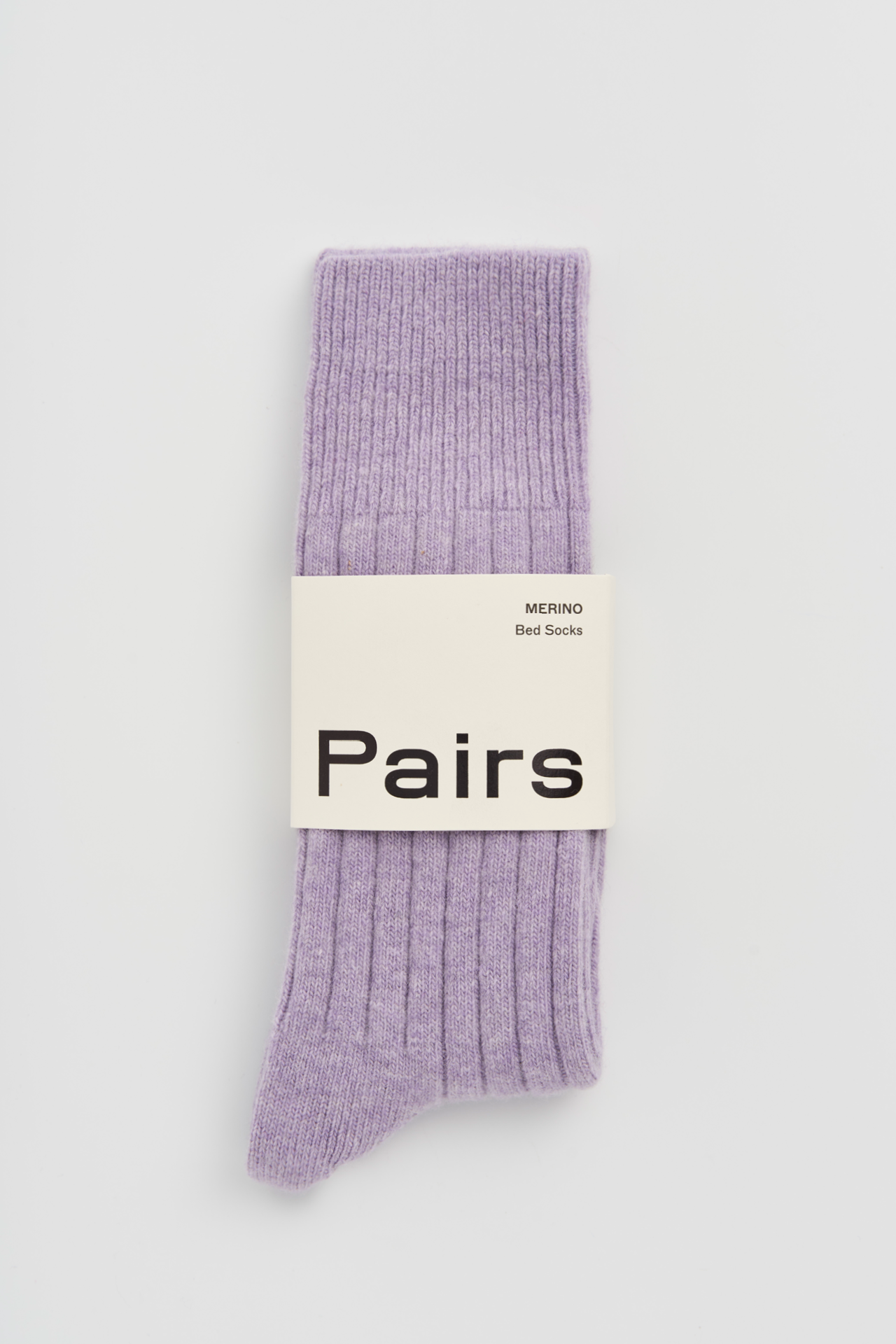 Merino Bed Socks - Parma Violet
