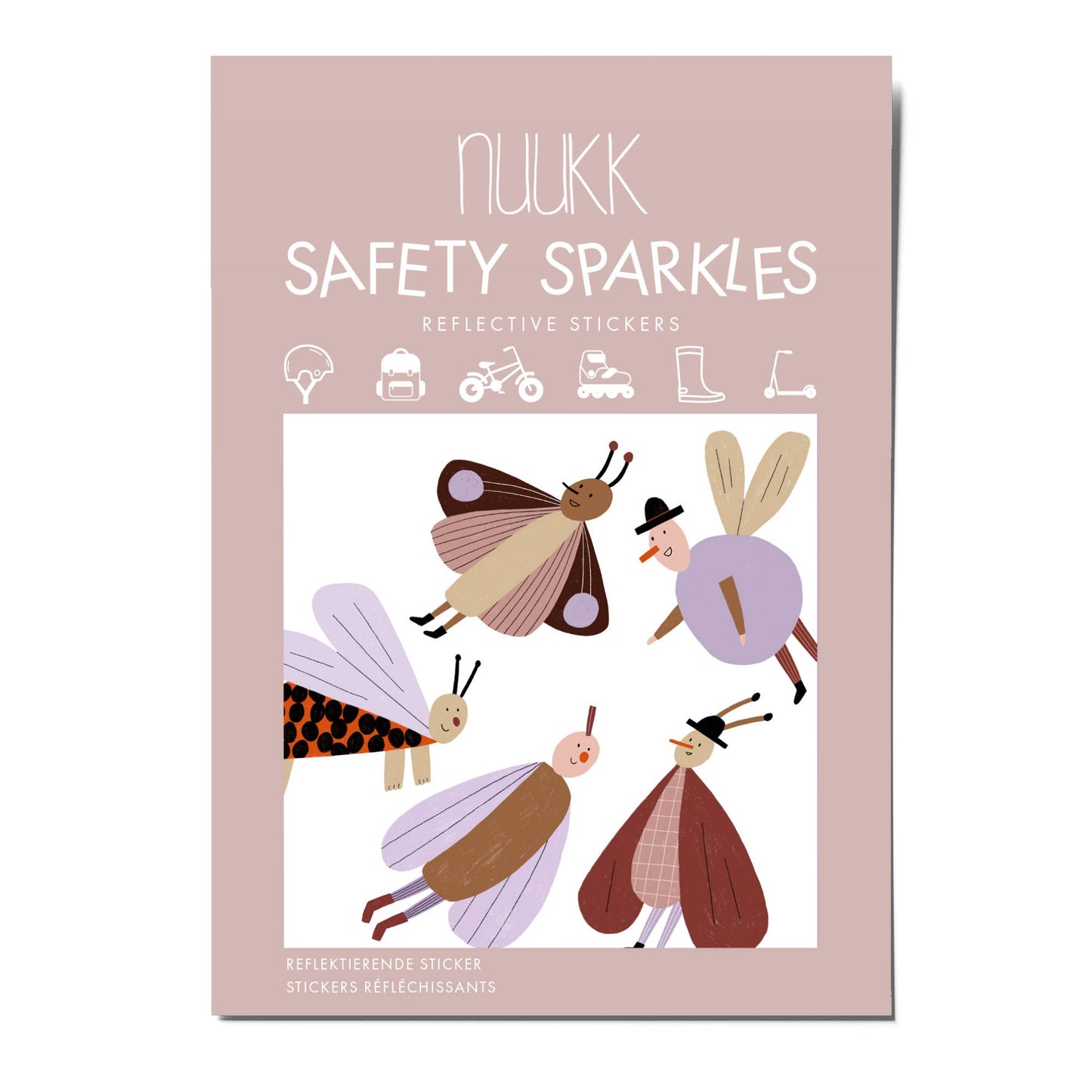 Reflexní samolepky - flutter animals