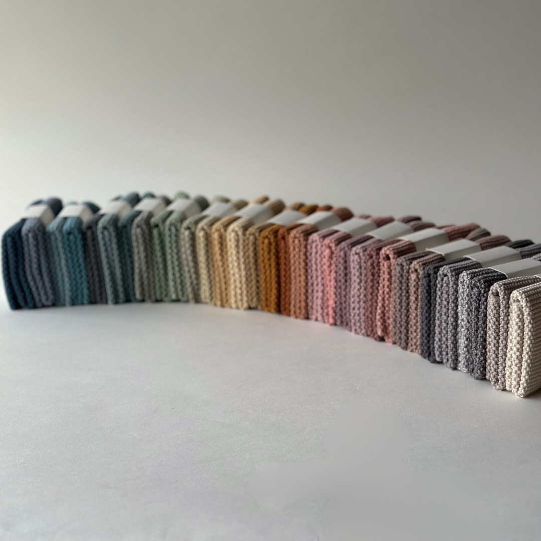 Pletený hadřík na nádobí 2 ks - Blue