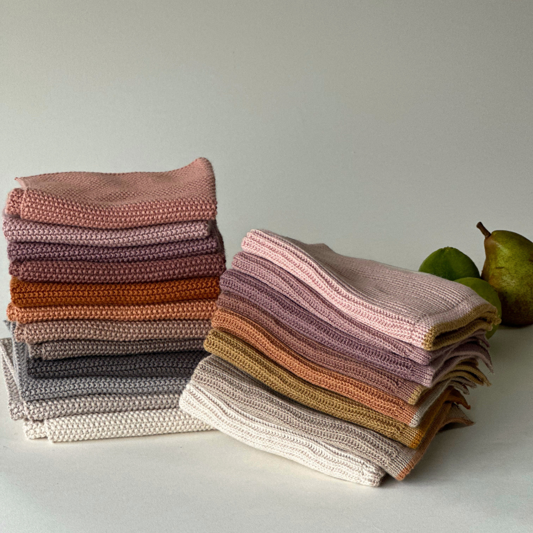 Pletený hadřík na nádobí 2 ks - Rootbeer