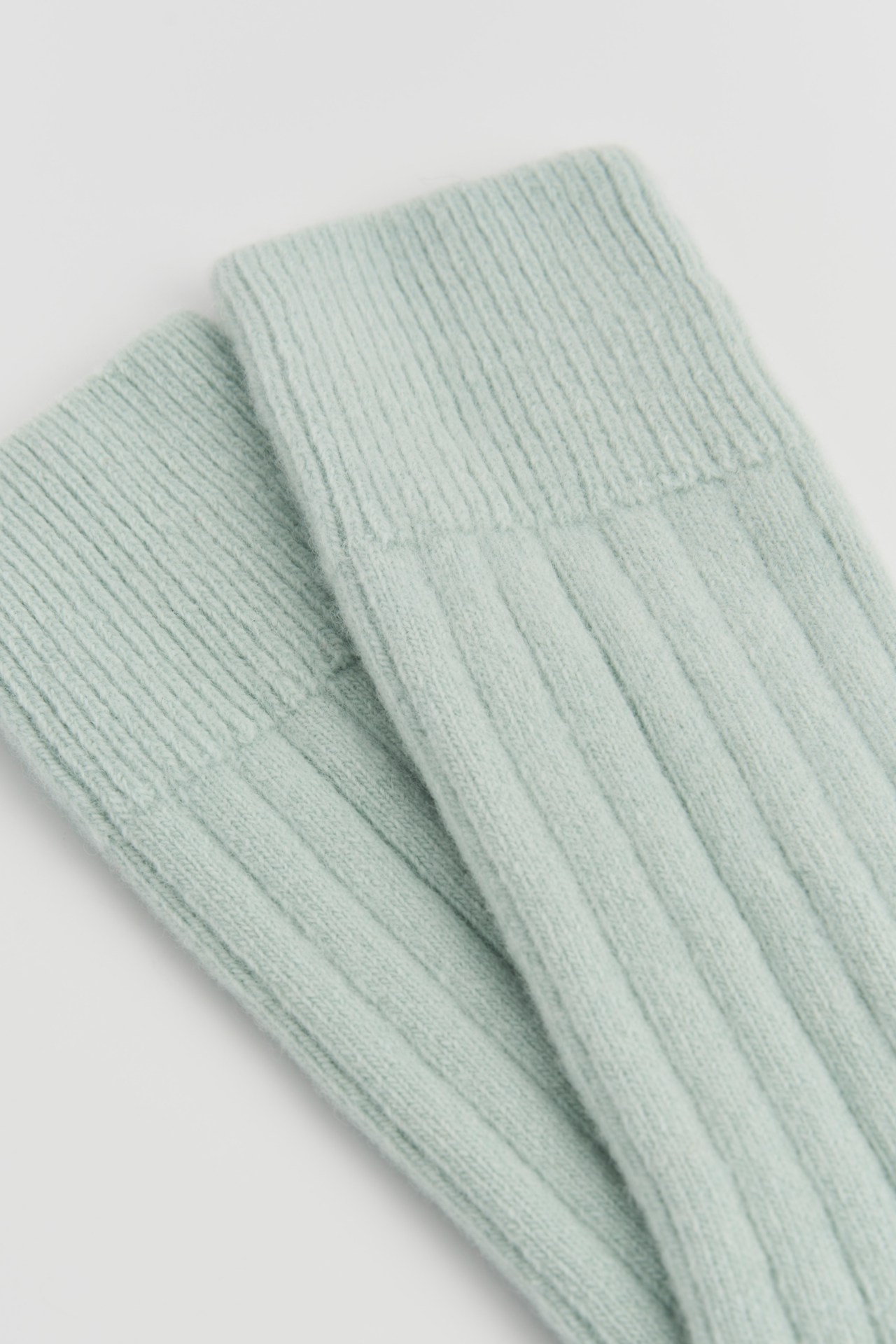 Merino Bed Socks - Winter Mint