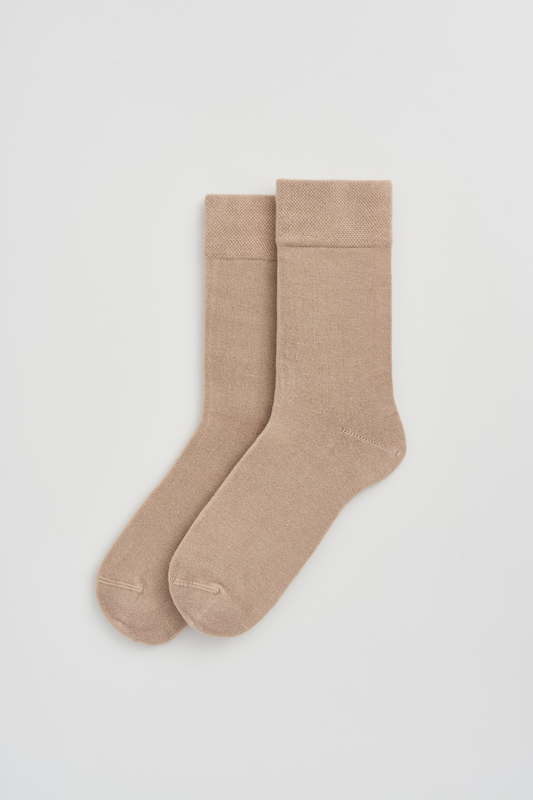 Ponožky Bamboo - milky tea beige