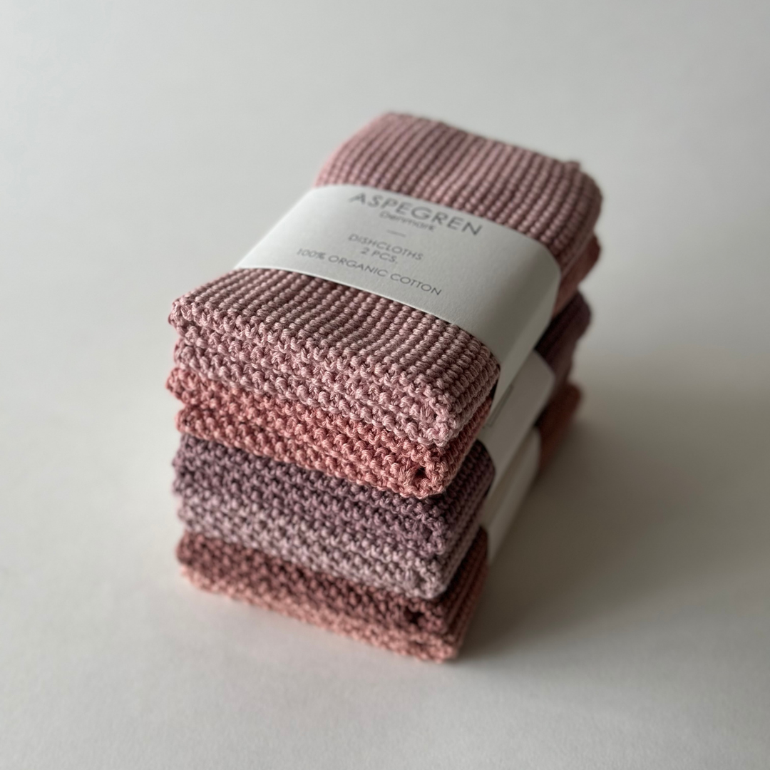 Pletený hadřík na nádobí 2 ks - Rootbeer