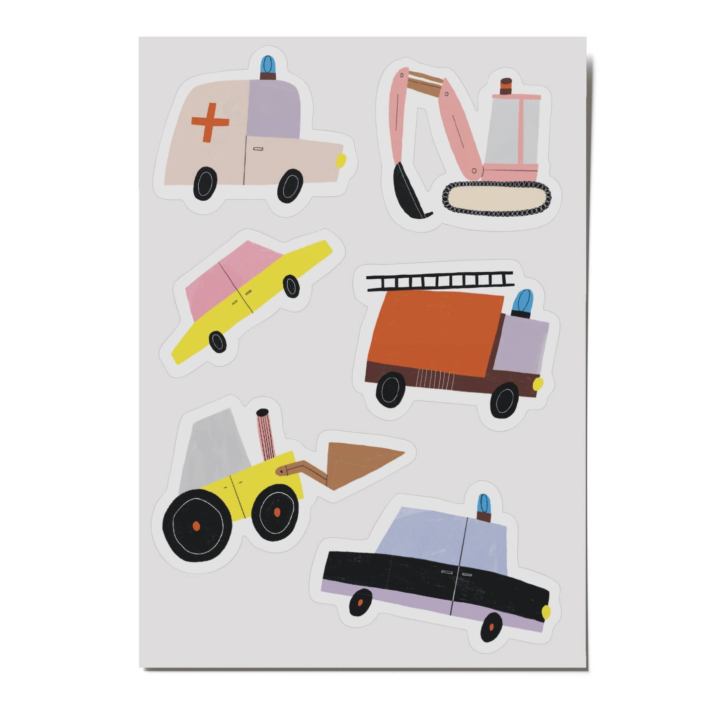 Reflexní samolepky - cars