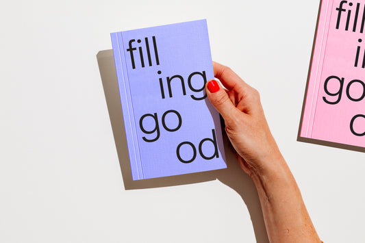 Zápisník Filling good - berry milk