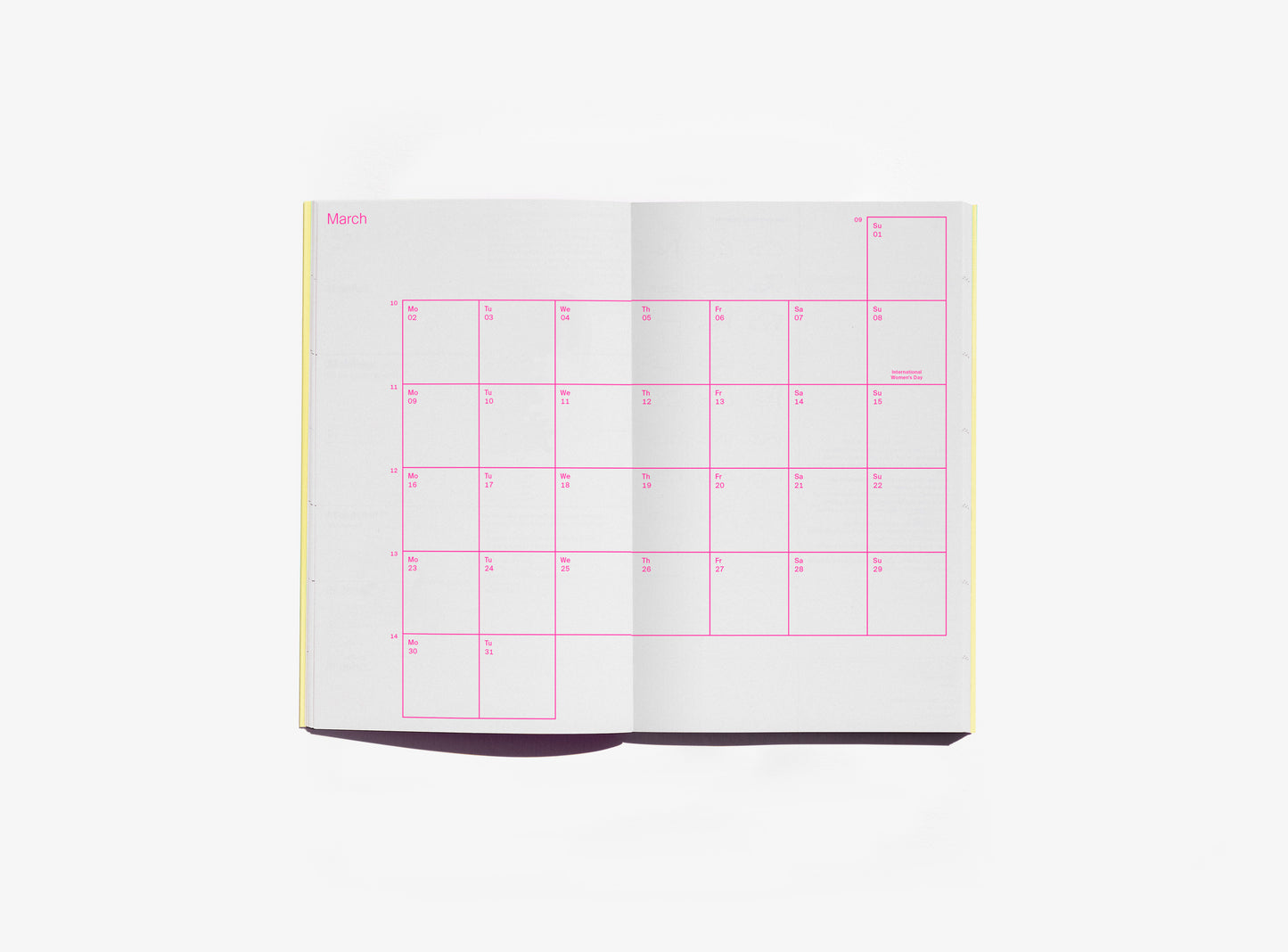 Diář 2026 Day one to one day - Vanille