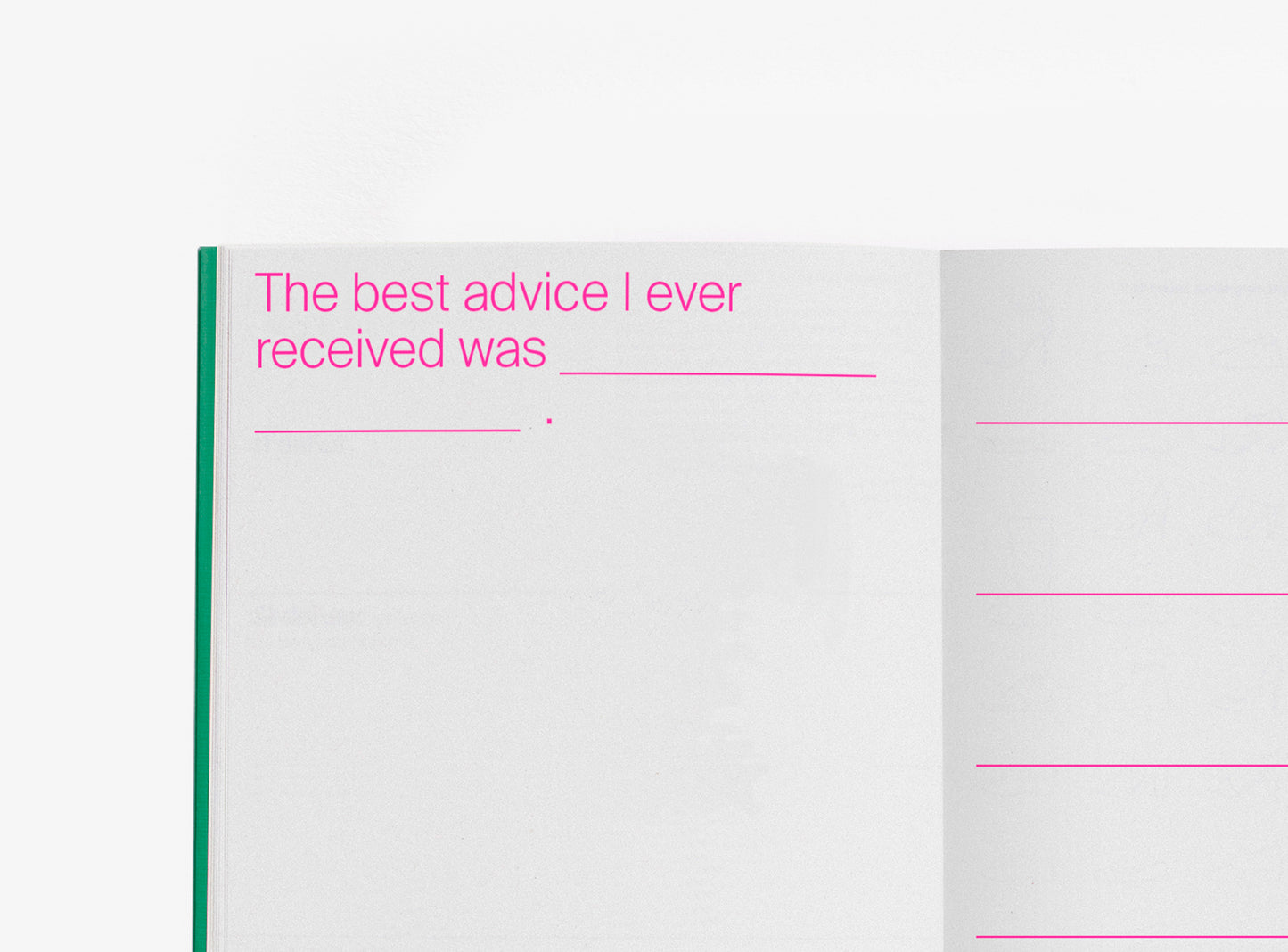 Diář 2026 One day to day one - chlorophyll