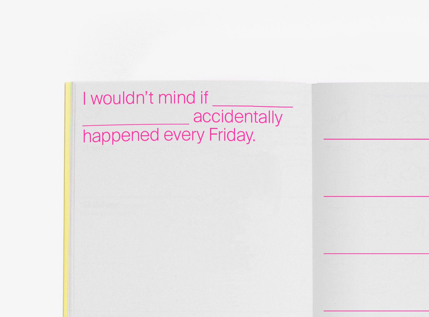 Diář 2026 Day one to one day - Vanille