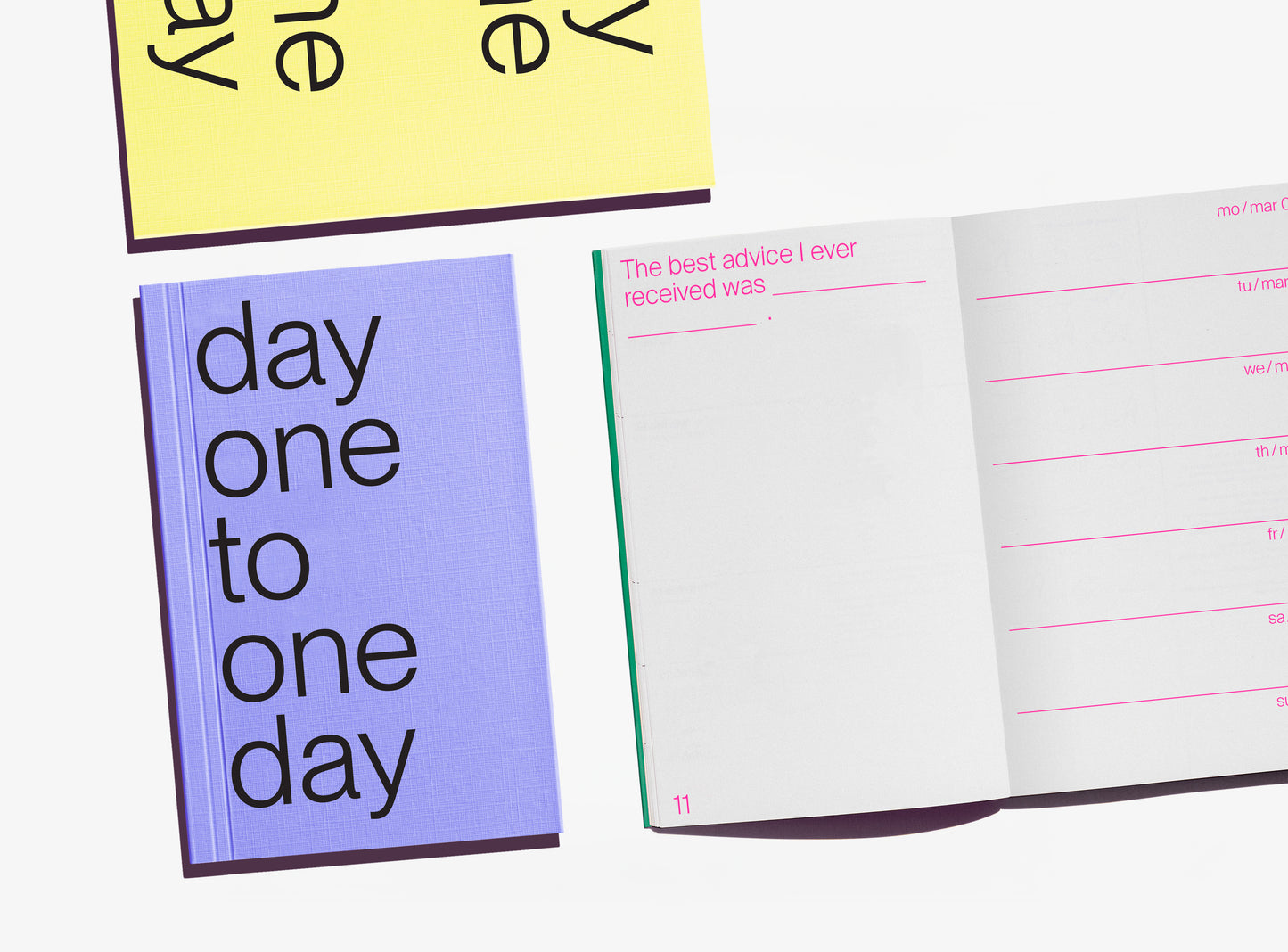 Diář 2026 Day One To One Day - Blueberry Milk