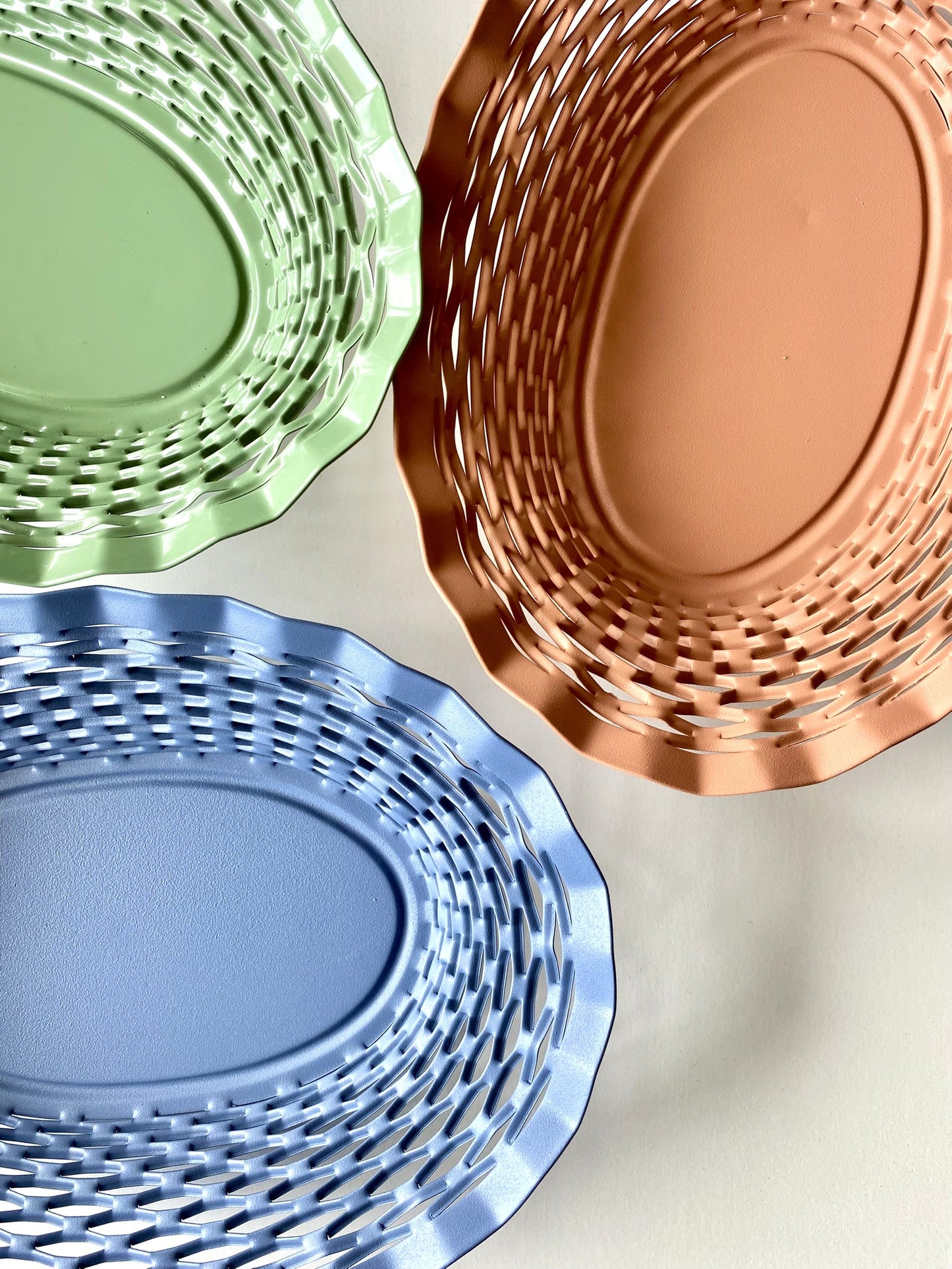 Koš na pečivo - green